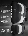 RDX Premium Maya Leather Shin Guards for Krav Maga