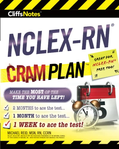 CliffsNotes NCLEX-RN Cram Plan: Illustrated Edition (CliffsNotes Cram Plan) by CliffsNotes