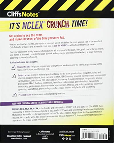 CliffsNotes NCLEX-RN Cram Plan: Illustrated Edition (CliffsNotes Cram Plan) by CliffsNotes