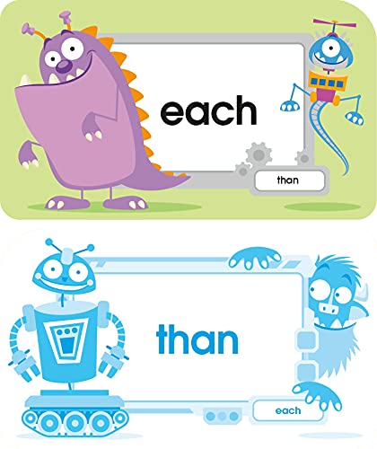School Zone - Sight Words Flash Cards - Ages 5 and Up, Kindergarten to 1st Grade, Phonics, Beginning Reading, Sight Reading, Early-Reading Words, and More from School Zone Publishing