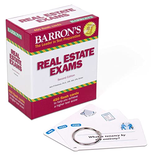 Real Estate Exam Flash Cards (Barron's Test Prep) by Barrons Educational Services