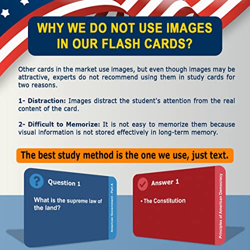 US Citizenship Flash Cards 2023: Naturalization Test Study Guide with 100 USCIS Questions and Answers Flashcards Includes Online Audios from Sanlop Group