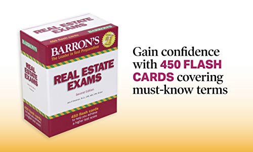 Real Estate Exam Flash Cards (Barron's Test Prep) by Barrons Educational Services