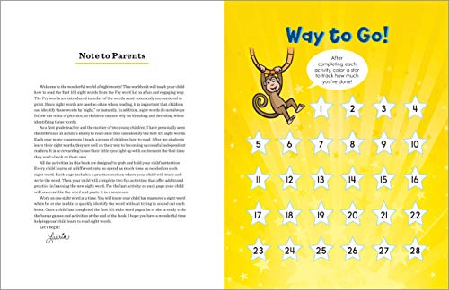 My Sight Words Workbook: 101 High-Frequency Words Plus Games & Activities! (My Workbook) from Rockridge Press