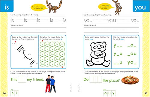 My Sight Words Workbook: 101 High-Frequency Words Plus Games & Activities! (My Workbook) from Rockridge Press