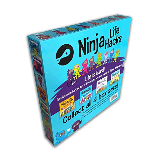 Ninja Life Hacks Growth Mindset 8 Book Box Set (Books 9-16: Perfect, Money, Anxious, Gritty, Dishonest, Shy, Unplugged, Diversity) by Ninja Life Hacks