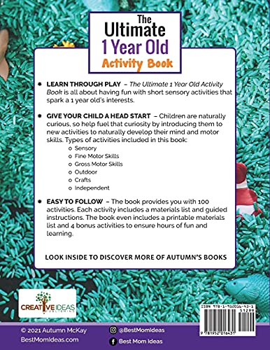 The Ultimate 1 Year Old Activity Book: 100 Fun Developmental and Sensory Ideas for Toddlers (Early Learning) from Creative Ideas Publishing