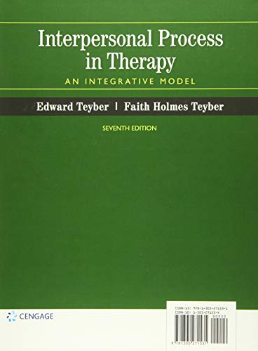 Interpersonal Process in Therapy: An Integrative Model from Cengage Learning