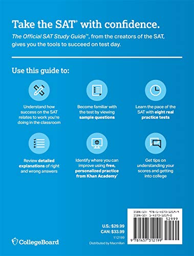 Official SAT Study Guide 2020 Edition from College Board