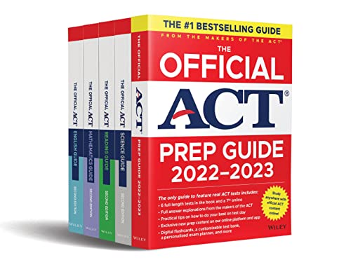 The Official ACT Prep & Subject Guides 2022-2023 Complete Set from Wiley