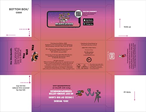 Mrs Wordsmith Phonics Blah Blah Blah Card Game, Kindergarten & Grades 1-2: Accelerate Every Child's Reading by DK Children