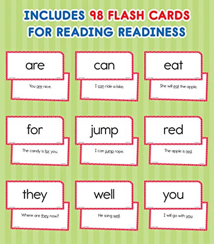 Carson Dellosa Sight Words Flash Cards Kindergarten, 1st, 2nd Grade, Sight Word Flash Cards for Kids Ages 6+, Phonics Flash Cards, Dolch and Fry High Frequency Sight Words by Carson Dellosa Education
