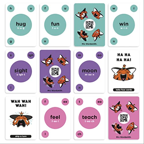 Mrs Wordsmith Phonics Blah Blah Blah Card Game, Kindergarten & Grades 1-2: Accelerate Every Child's Reading by DK Children