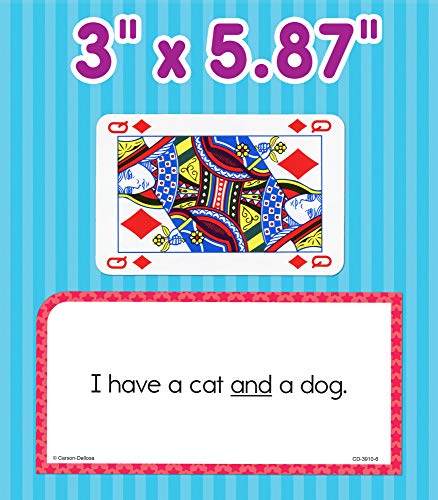 Carson Dellosa Sight Words Flash Cards Kindergarten, 1st, 2nd Grade, Sight Word Flash Cards for Kids Ages 6+, Phonics Flash Cards, Dolch and Fry High Frequency Sight Words by Carson Dellosa Education