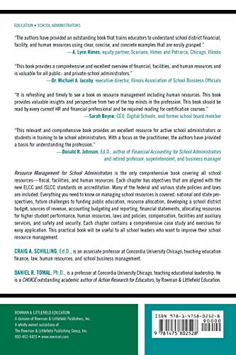 Resource Management for School Administrators: Optimizing Fiscal, Facility, and Human Resources (The Concordia University Leadership Series) by R&L Education