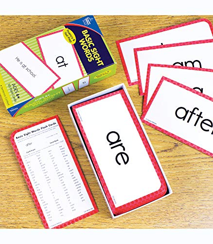 Carson Dellosa Sight Words Flash Cards Kindergarten, 1st, 2nd Grade, Sight Word Flash Cards for Kids Ages 6+, Phonics Flash Cards, Dolch and Fry High Frequency Sight Words by Carson Dellosa Education