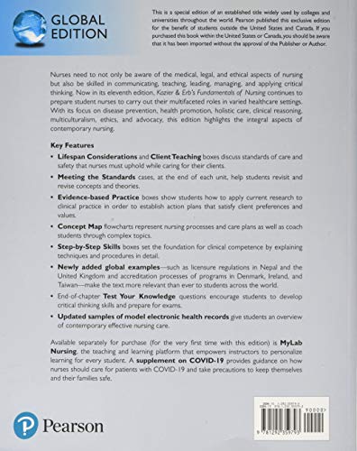 Kozier & Erb's Fundamentals of Nursing, Global Edition from Pearson