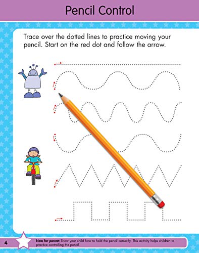 Writing Workbook for Ages 4-7 with 75+ Handwriting Activities, Pencil Control, Lowercase Letters, Numbers, Capital Letters, Words and Sentences, Conforms to Common Core Standards (Gold Stars Series) by Lodi Publishing