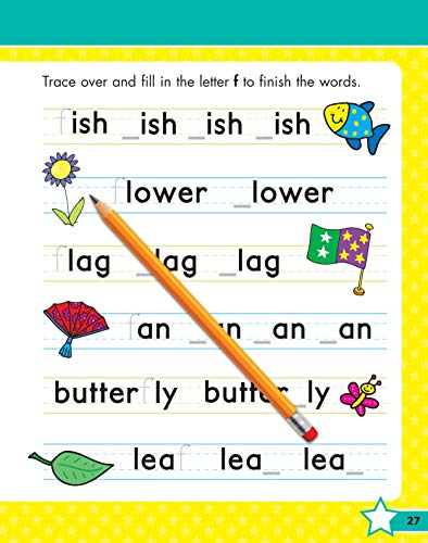 Writing Workbook for Ages 4-7 with 75+ Handwriting Activities, Pencil Control, Lowercase Letters, Numbers, Capital Letters, Words and Sentences, Conforms to Common Core Standards (Gold Stars Series) by Lodi Publishing
