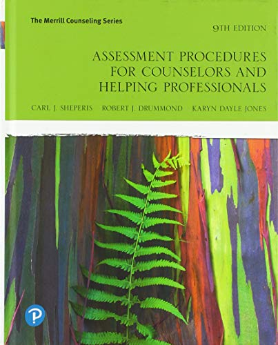 Assessment Procedures for Counselors and Helping Professionals (The Merrill Counseling Series) from Pearson