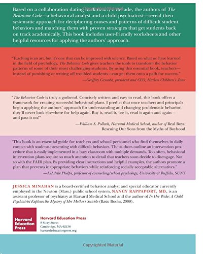 The Behavior Code: A Practical Guide to Understanding and Teaching the Most Challenging Students by Harvard Education Press