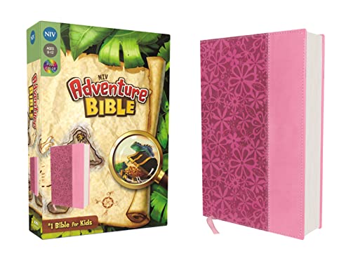 NIV, Adventure Bible, Leathersoft, Pink, Full Color from Zonderkidz