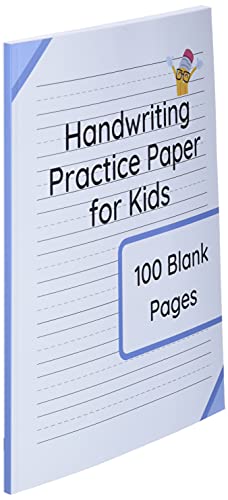 Handwriting Practice Paper for Kids: 100 Blank Pages of Kindergarten Writing Paper with Wide Lines from Jungle Publishing