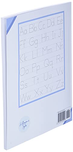 Handwriting Practice Paper for Kids: 100 Blank Pages of Kindergarten Writing Paper with Wide Lines from Jungle Publishing