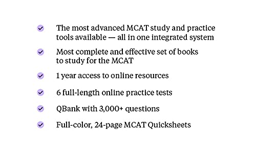 MCAT Self-Study Toolkit 2023-2024, Set Includes Books, 6 Online Practice Tests, and 3,000-Question Practice Bank (Kaplan Test Prep) from Kaplan Test Prep