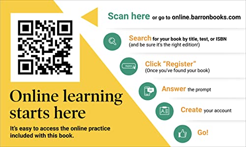 SAT Study Guide Premium, 2023: Comprehensive Review with 8 Practice Tests + an Online Timed Test Option (Barron's Test Prep) from Barrons Educational Services