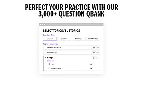 MCAT Self-Study Toolkit 2023-2024, Set Includes Books, 6 Online Practice Tests, and 3,000-Question Practice Bank (Kaplan Test Prep) from Kaplan Test Prep