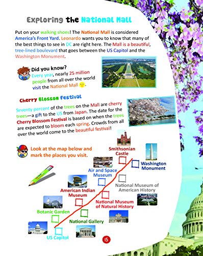 Kids' Travel Guide - Washington, DC: The fun way to discover Washington, DC with special activities for kids, coloring pages, fun fact and more! from FlyingKids