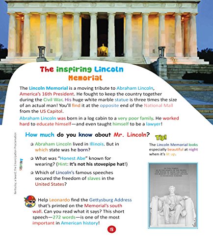 Kids' Travel Guide - Washington, DC: The fun way to discover Washington, DC with special activities for kids, coloring pages, fun fact and more! from FlyingKids