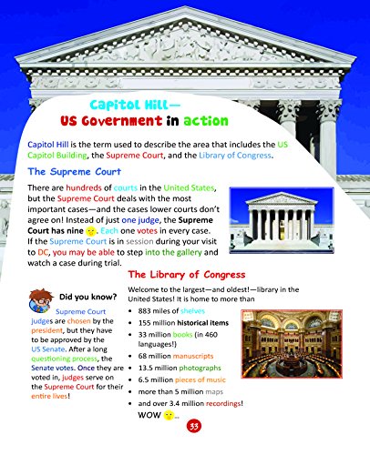 Kids' Travel Guide - Washington, DC: The fun way to discover Washington, DC with special activities for kids, coloring pages, fun fact and more! from FlyingKids