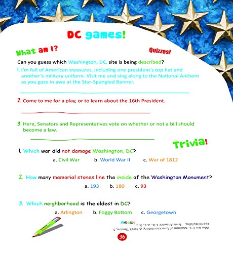 Kids' Travel Guide - Washington, DC: The fun way to discover Washington, DC with special activities for kids, coloring pages, fun fact and more! from FlyingKids