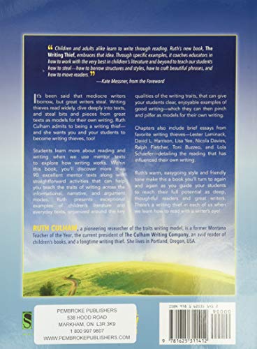 The Writing Thief: Using Mentor Texts to Teach the Craft of Writing from Stenhouse Publishers