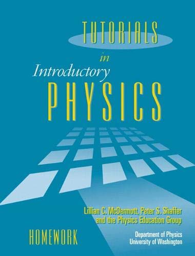 Tutorials in Introductory Physics: Homework from Pearson