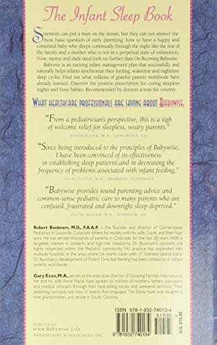 On Becoming Baby Wise: Giving Your Infant the Gift of Nighttime Sleep by Bucknam M.D., Robert