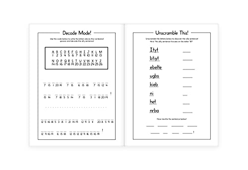 Handwriting Practice Book for Kids (Silly Sentences): Penmanship and Writing Workbook for Kindergarten, 1st, 2nd, 3rd and 4th Grade: Learn and Laugh by Tracing Letters, Sight Words and Funny Phrases from Modern Kid Press