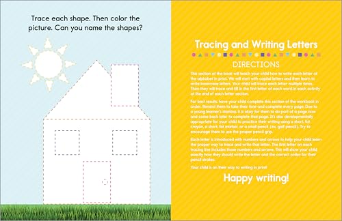 My First Learn-to-Write Workbook: Practice for Kids with Pen Control, Line Tracing, Letters, and More! by Rockridge Press