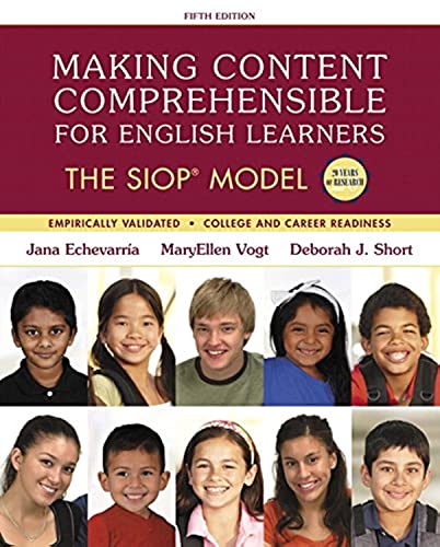 Making Content Comprehensible for English Learners: The SIOP Model (SIOP Series) by Pearson