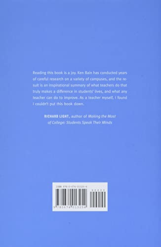 What the Best College Teachers Do from Harvard University Press