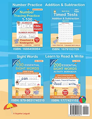 Trace Letters: Alphabet Handwriting Practice workbook for kids: Preschool writing Workbook with Sight words for Pre K, Kindergarten and Kids Ages 3-5. ABC print handwriting book from Independently published