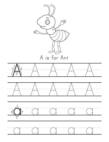 Trace Letters: Alphabet Handwriting Practice workbook for kids: Preschool writing Workbook with Sight words for Pre K, Kindergarten and Kids Ages 3-5. ABC print handwriting book from Independently published