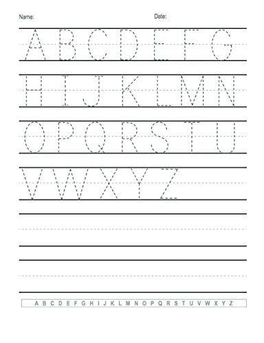 Trace Letters: Alphabet Handwriting Practice workbook for kids: Preschool writing Workbook with Sight words for Pre K, Kindergarten and Kids Ages 3-5. ABC print handwriting book from Independently published