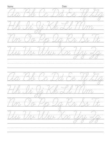 Cursive Handwriting Workbook For Kids: Cursive for beginners workbook. Cursive letter tracing book. Cursive writing practice book to learn writing in cursive (Beginning Cursive Handwriting Workbooks) from Independently published