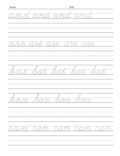 Cursive Handwriting Workbook For Kids: Cursive for beginners workbook. Cursive letter tracing book. Cursive writing practice book to learn writing in cursive (Beginning Cursive Handwriting Workbooks) from Independently published