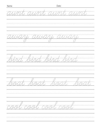 Cursive Handwriting Workbook For Kids: Cursive for beginners workbook. Cursive letter tracing book. Cursive writing practice book to learn writing in cursive (Beginning Cursive Handwriting Workbooks) from Independently published