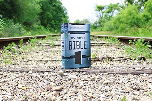 NIV, Boys' Bible, Leathersoft, Brown Camo, Comfort Print by Zonderkidz