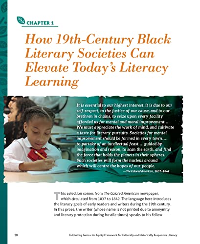 Cultivating Genius: An Equity Framework for Culturally and Historically Responsive Literacy from Scholastic Teaching Resources (Teaching Strategies)